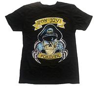 Bon Jovi T Shirt Forever Band Logo Official Black Unisex M
