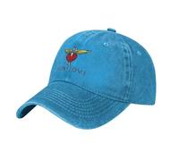 Bon Music Jovi Baseball Cap Washed Denim Vintage Unisex Adjustable Classic Soft Cotton Cap Black
