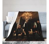 Bon Music Jovi Flannel Blanket Throw Fluffy Lightweight Soft Warm Plush Throw Blanket Gifts 60"x50"