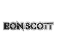 Bon Scott ac/dc logo pin badge, no gemstone