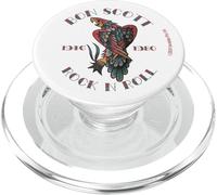 Bon Scott Rock N Roll Tattoo 1946-1980 PopSockets PopGrip for MagSafe