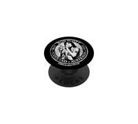 Bon Scott Scotland Australia Distressed Circle Photo PopSockets Adhesive PopGrip