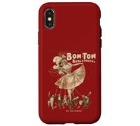 Bon-Ton Etiquette Theatrical Vintage Poster Illustration Case for iPhone X/XS