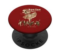 Bon-Ton Etiquette Theatrical Vintage Poster Illustration PopSockets Adhesive PopGrip