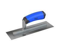 Bon Tool Carbon Steel Square End Finish Trowel - Comfort Wave Handle 11" X 4"