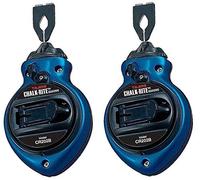 Bon Tool Tajima CR202B-P Chalk Rite II - Contractor Grade Ultra Thin Chalk Line,Blue (Two Pack)