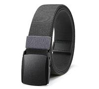Bon4Extrao Tight Elasticated Belt Men, Lightweight Elastic Belt Men Stretch with Durable Plastic Buckle for Work, Quick Release Senseless Wearing
