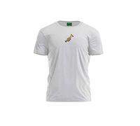 Bona Basics, Digital Print, Basic T-Shirt for Men, 70% Cotton, 30% Polyester, Grey, Casual, Men's Tops, Size: XL, Grey, XL