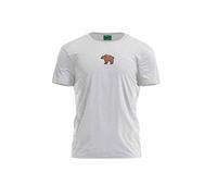 Bona Basics, Digital Print, Basic T-Shirt for Men, 70% Cotton, 30% Polyester, Grey, Casual, Men's Tops, Size: XL, grey, X-Large