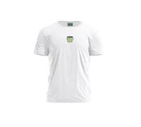 Bona Basics, Digital Print, Men's Basic T-Shirt, 100% Cotton, White, Casual, Men's Tops, Size: L, White, L
