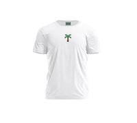 Bona Basics, Digital Print, Men's Basic T-Shirt, 100% Cotton, White, Casual, Men's Tops, Size: S, White, S