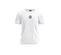 Bona Basics, Digital Print, Men's Basic T-Shirt, 100% Cotton, White, Casual, Men's Tops, Size: XL, White, XL
