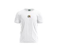 Bona Basics, Digital Print, Men's Basic T-Shirt, 100% Cotton, White, Casual, Men's Tops, Size: XL, White, XL