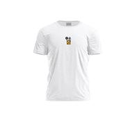 Bona Basics, Digitally Printed, Men's Basic T-Shirt,%100 Cotton, White, Casual, Men's Tops, Size: S