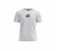 Bona Basics, Digitally Printed, Men's Basic T-Shirt,%70 Cotton%30 Polyester, Grey, Casual, Men's Tops, Size: S