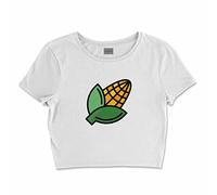 Bona Basics, Digitally Printed, Women's Basic T-Shirt,%100 Cotton, White, Casual, Women's Tops, Size: L