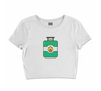 Bona Basics, Digitally Printed Women's Basic T-Shirt,%100 Cotton, White, Casual, Women's Tops, Size: XL, White, XL Short