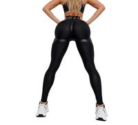 Bona Fide Butt Lifting Leggings for Women - Scrunch Butt Leggings High Waisted Tummy Control - Gym Workout Yoga Pants