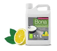 Bona Hard-Surface Floor Cleaner for Mopping Robots and Vacuums, Concentrate, Quick-drying and Streak-free, Lemon Mint - 1.1L