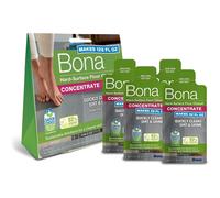 Bona Hard-Surface Floor Cleaner Liquid, for Stone, Tile, Laminate & LVT Floors, 60ml Concentrate Refill Pouch, 4 Count (Pack of 4x60ml)