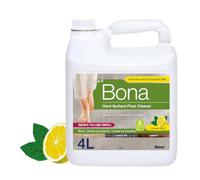 Bona Hard-Surface Floor Cleaner Liquid, Lemon Mint, 4 Litre