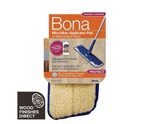 Bona Microfiber Applicator Pad - For Use With Wood Floor Spray Mop Kit/Cleaner