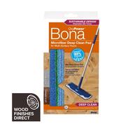 Bona Microfiber Deep Clean Pad - Use With Bona Mop/Cleaners - Washable/Reusable