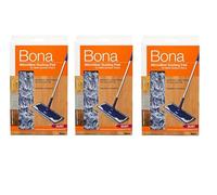 Bona Microfiber Dusting Pad (white Pad) Product Code;CA101021-3 Pad Pack