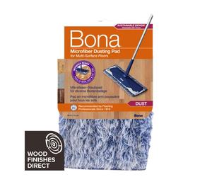 Bona Microfibre Dusting Pad - Use With Wooden/Wood Floor Spray Mop Kit/Cleaner