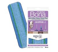 Bona Pet System Microfiber Deep Cleaning Pad for Multi-Surface Floors - Washable and Reusable - Safe on Hardwood Floors - Lifts & Removes Heavy Dirt and Pet Mess Build-up - Fits All Bona Mops