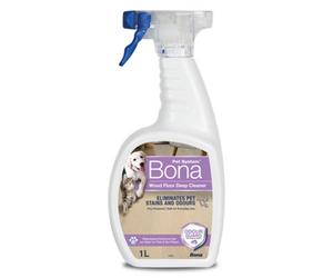Bona Pet System™ Wood Floor Deep Cleaner, Pet Stain & Odour Remover 1L