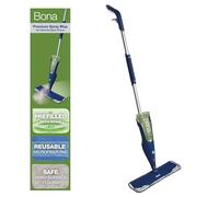 Bona Premium Multi-Surface Floor Spray Mop - Includes Multi-Surface Floor Cleaning Solution 34 fl oz and Machine Washable Microfiber Cleaning Pad - for Stone, Tile, Laminate, and Vinyl Floors