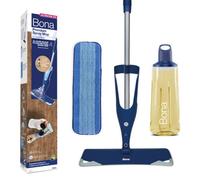 Bona Premium Spray Mop Kit for Oiled Wood Floors, Bona Floor Mops for Cleaning Floors, Incl. 1x Bona Oiled Wood Floor Cleaner Liquid Cartridge 850ml and 1x Microfibre Pad