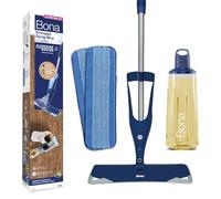 Bona Premium Spray Mop Kit for Oiled Wood Floors, Bona Floor Mops for Cleaning Floors, Incl. 1x Bona Oiled Wood Floor Cleaner Liquid Cartridge 850ml and 2x Microfibre Pad