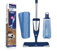 Bona Premium Spray Mops for Floors, Wood, Incl. 1x Bona Wood Floor Cleaner Liquid Cartridge 850ml & 2x Microfibre Pads