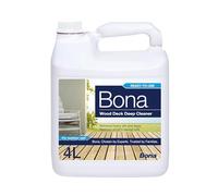 Bona Wood Deck Cleaner Moss Remover for Wooden Decking, Heavy Duty Outdoor Timber Deep Cleaner, Decking Reviver Pre Treatment Before Oiling, 4L