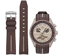 BONACE Strap for Omega x Swatch MoonSwatch Watch, 20mm Soft Rubber Curved No Gap Moonswatch Strap for Men & Women