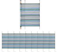 BONAFIDE 10 Pole Windbreak, Festival and Beach Windbreaker, Extra Tall Colorful Wind Break for Camping, Sun Shelter Garden Screen, Caravan Windbreakers, Heavy Duty Wind breakers for Garden (8 POLE)