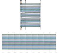 BONAFIDE 4,5,6,8,10 Pole Windbreak, Festival and Beach Windbreaker, Extra Tall Colorful Wind Break for Camping, Sun Shelter Garden Screen, Caravan Windbreakers, Heavy Duty Wind breakers for Garden