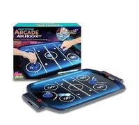 BONAFIDE Electronic Arcade Air Hockey, LED Championship Tabletop Set with 2 Puck, 2x Pushers or 1x Base unit
