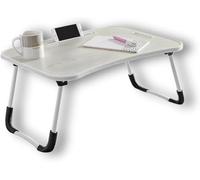 BONAFIDE Foldable Laptop Lap Desk, Portable Bed Desk for Laptop, Laptop Bed Table With Foldable Legs & Cup Slot, Multipurpose Tray Table Stand Reading Holder Notebook Stand