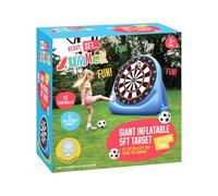 BONAFIDE Inflatable Soccer Darts Board, 5ft Kids Giant Inflatable Target, Kicking Dart Board Game, Large Summer Outdoor Backyard Games, Giant Inflatable Outdoor Dartboard, Jumbo Foot Darts Game
