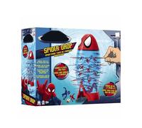 BONAFIDE Spider Man Spider Drop Game For Kids - Spiderman Action Figure Skill Challenge Toy - Family Party Game With Tower Sticks And Dice For Accuracy Fun