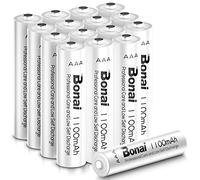 Bonai AAA Rechargeable Batteries 16 Pack 1100mAh High-Capacity 1.2V Ni-MH Pre-Charged AAA Batteries Rechargeable