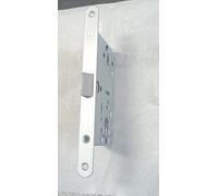 Bonaiti Mediana Evolution Lock - with Central Latch - YALE Cylinder Version - Key Entry 50 mm Satin Chrome - Front 18 x 196
