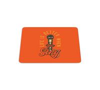 Bonamaison, Digital Print Rectangle Mouse Mat Non-slip Base for Office and Home, Size: 22x18cm