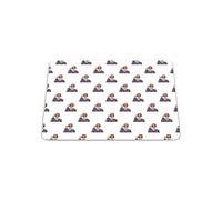 Bonamaison, Digital Print Rectangle Mouse Mat Non-slip Base for Office and Home, Size: 22x18cm