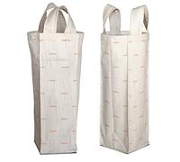Bonamaison Digitally Printed 50% Cotton - 50% Polyester Wine Bag, Bottle Bag, Wine Bottle Covers, Wine Holder Bag, Size: 31 x 9 Cm