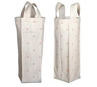 Bonamaison Digitally Printed 50% Cotton - 50% Polyester Wine Bag, Bottle Bag, Wine Bottle Covers, Wine Holder Bag, Size: 31 x 9 Cm