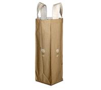 Bonamaison Digitally Printed 50% Cotton - 50% Polyester Wine Bag, Bottle Bag, Wine Bottle Covers, Wine Holder Bag, Size: 31 x 9 Cm